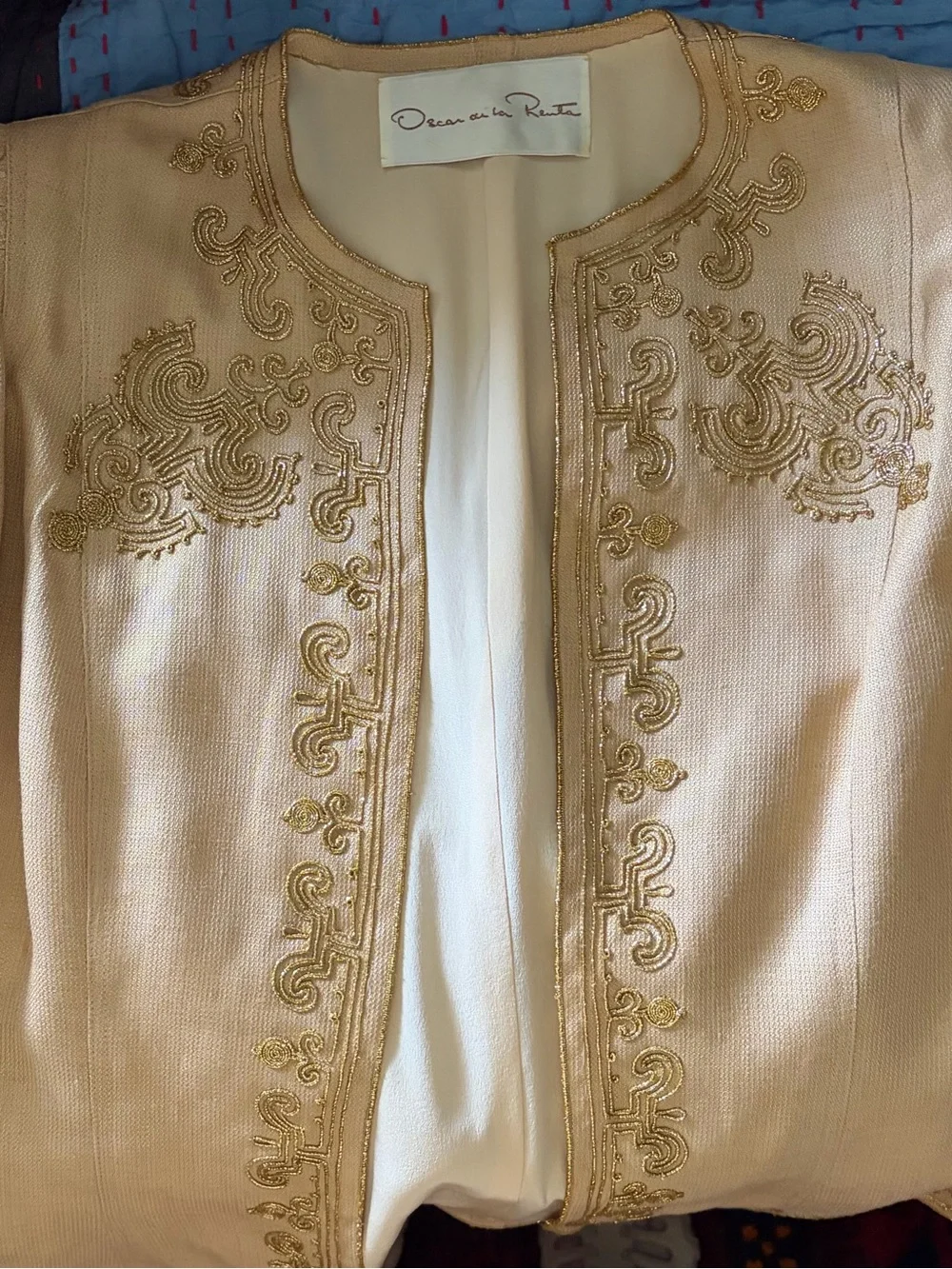 Vintage Oscar de la Renta suit with belt